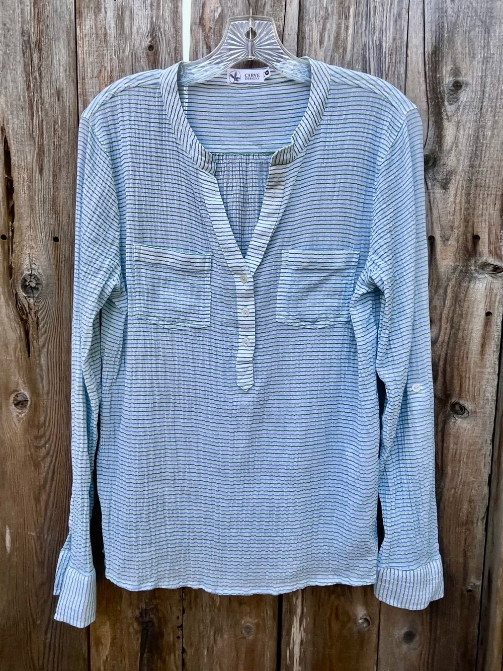 Carve organic cotton long sleeve shirt (M)